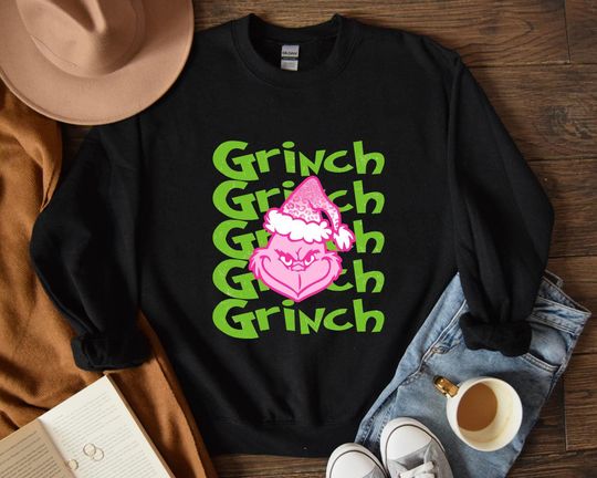 funny character Sweatshirt, Merry Grin Sweater, Retro Merry Christmas Sweatshirt, Funny Grin Sweatshirt, Family Xmas Shirt