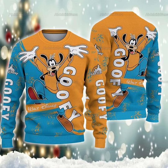 Discover Disney Goofy Xmas Sweater, Disney Goofy Christmas Ugly Sweater, Goofy Sweatshirt, Goofy Ugly Sweater Shirt