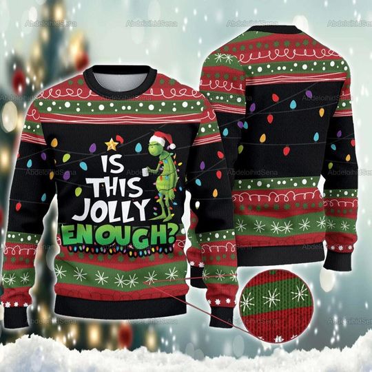 Discover The funny character Ugly Sweater, The funny character Ugly Sweater All Over Print, The funny character Sweatshirt, funny character Xmas Sweater, 3D Print Ugly Sweater