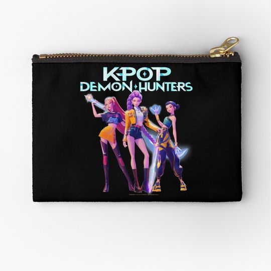 KPop Hunters X Heroic Poses Group Zipper Pouch