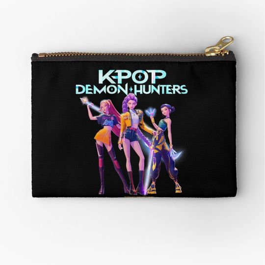 Halloween Huntrix Heroic KPop Demon hunterix Demon Zipper Pouch