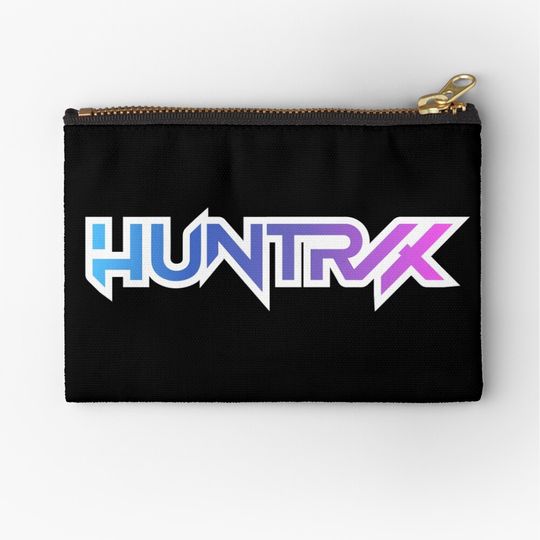Discover Stylized Huntrix Logo Zipper Pouch