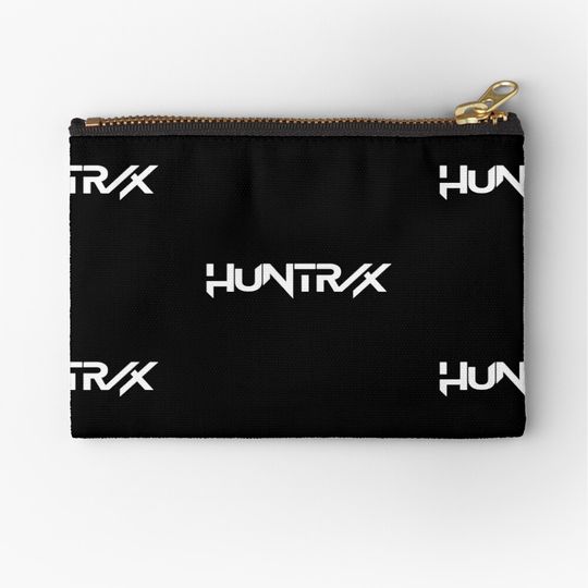 Copia de K-POP Demon Hunter Huntrix White Logo Zipper Pouch