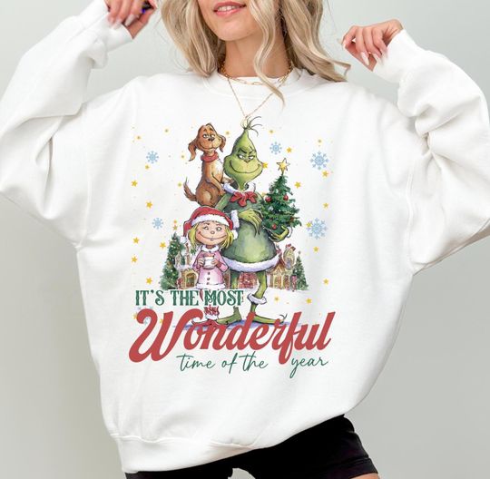 Discover Christmas Family Sweatshirt: Holiday Xmas Tree Cotton Top