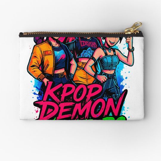 Discover K-Pop Demon Hunters Art - 2 Zipper Pouch