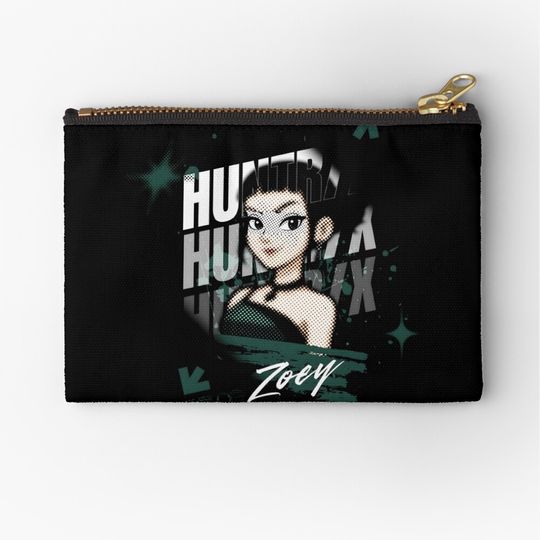 Discover Zoey Street Art Design – Huntr/x from K-POP Demon Hunters Zipper Pouch