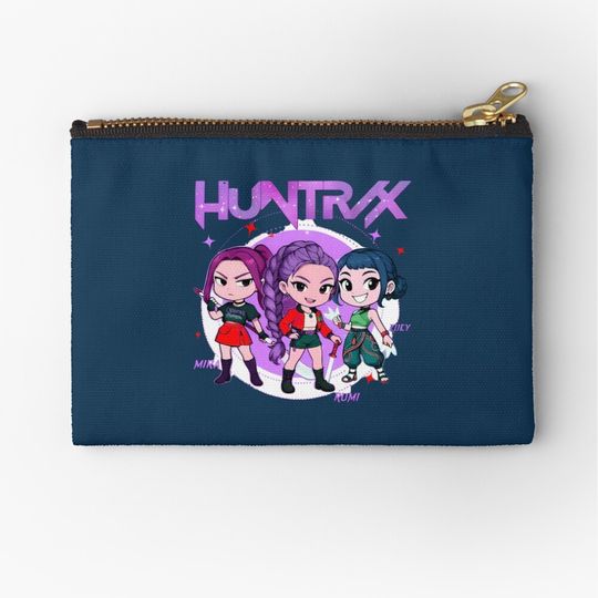 Huntrix Demon Hunters   Zipper Pouch