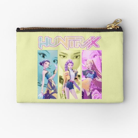 Discover Huntrix Kpop Hunter Girls Poster | PERFECT GIFT FOR YOU AND FRIENDS Zipper Pouch