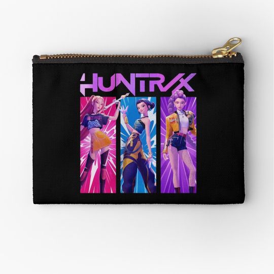 HUNTRIX Kpop Demon Hunters Zipper Pouch