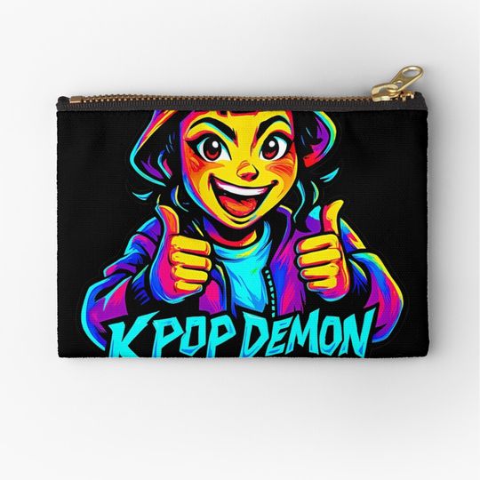 Discover  K-Pop Demon Hunters Art Zoey - 17 Zipper Pouch