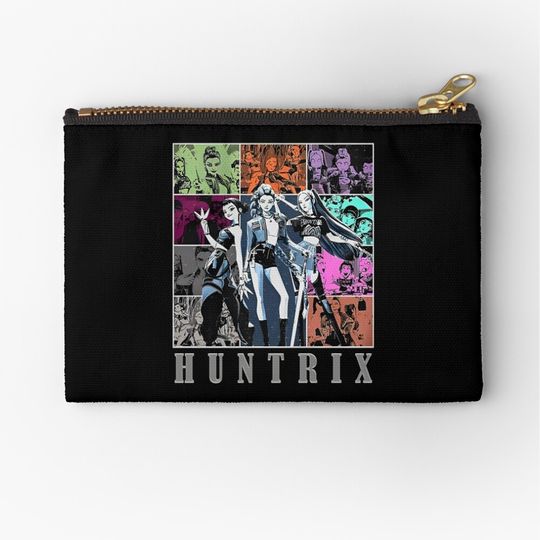 Huntrix Girl Kpop Demon Hunter Movie Zipper Pouch