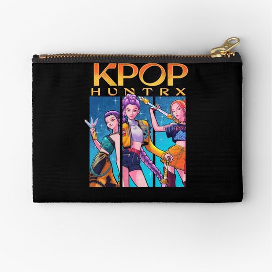Discover Huntrix Kpop Demon Hunter Zipper Pouch