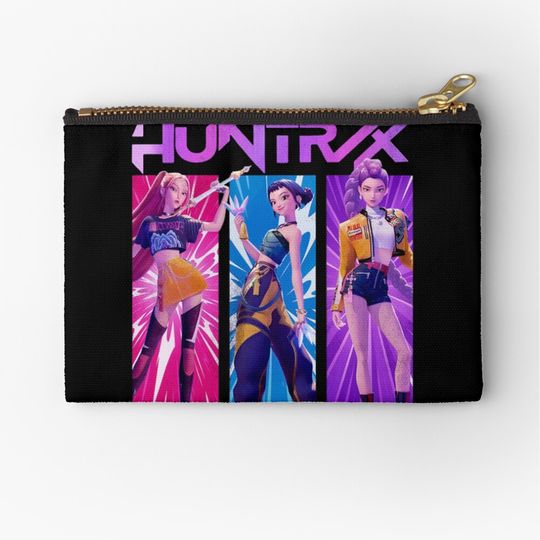 Discover HUNTRIX Kpop Demon Hunters Zipper Pouch