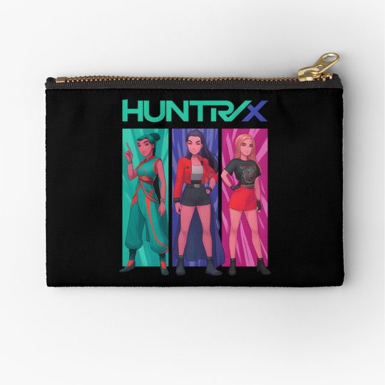 Discover Huntrix Kpop Demon Hunters Zipper Pouch