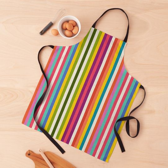 Discover stripe pop 3 Apron