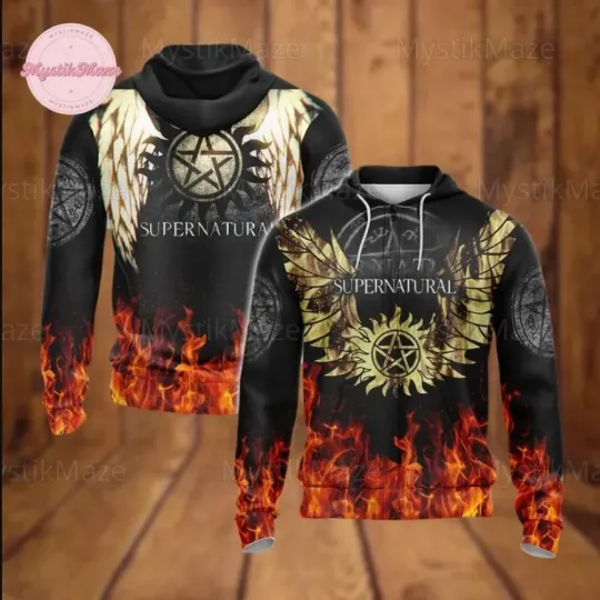 Halloween Supernatural 3D HOODIE Halloween Gift Best Price Christmas Gift