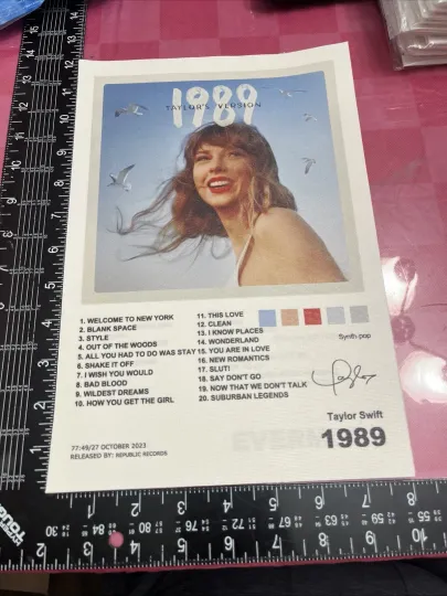 Discover 10 Taylorr Swifts Album Cover Canvas Poster Set Of 10 Print Unfamed 8x12 Wall Art