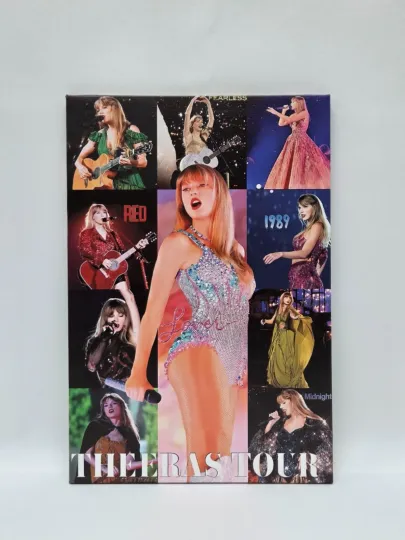 Discover Wood Frame Canvas Wall Decoration Taylorr Swifts Eras Tour Aesthetic Decor 12x18