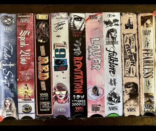 Discover Taylorr Swifts 12x18 VHS Canvas Poster