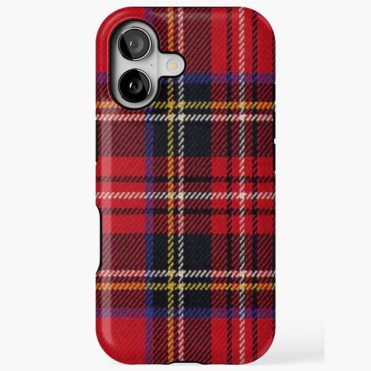 Discover Traditional Royal Stewart Scottish tartan iPhone Case