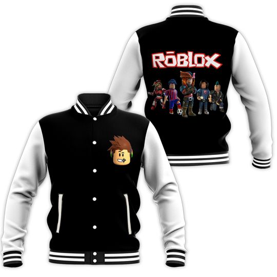 Game Roblox 2024 New Anime Cartoon Printing Spring Baseball Jacket