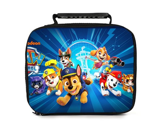 Paw Patrol Lunch Bag, Kids Insulated Lunchbox, School Lunch Kit, Cartoon Lunch Tote, Fun Lunch Carrier for Kids