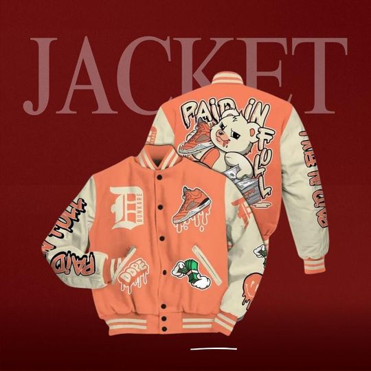 Dunkare Varsity Jacket To Match DJ Khaled Crimson Bliss 5s