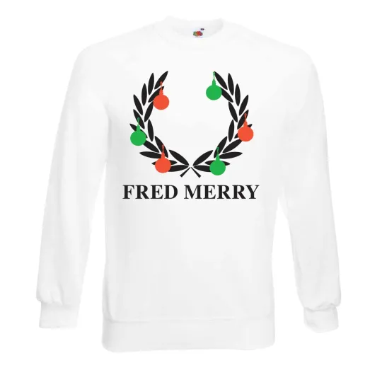 Discover Fred Merry Christmas Jumper | Supermarket Value | Funny | Novelty | Ugly |
