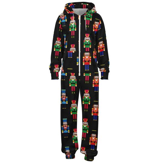 Discover Nutcracker Jumpsuit Adult | One Piece Jumpsuit | Christmas Nutcracker Pajamas | Cozy Nutcracker Outfit