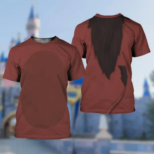 Discover Pumbaa Wild Boar Cosplay Costume The Lion King Tshirt 3D Printed