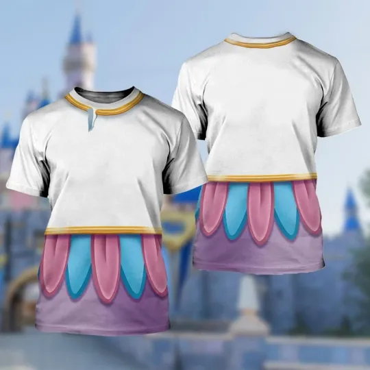 Beauty And The Beast Chip Cosplay Costume Chritsmas Tshirt 3D Printed