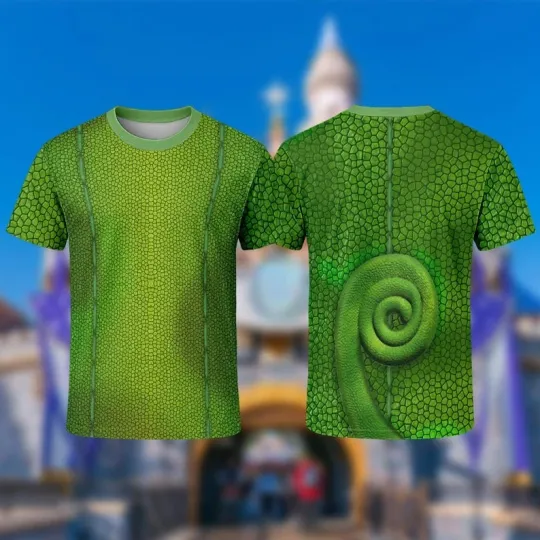 Discover Tangled Pascal Cosplay Costume Birthday Christmas Gift Tshirt 3D Printed