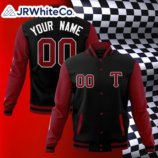 Discover Personalized Baseball Varsity Jacket, Custom Letterman Team Jacket, Embroidered Sports Outfit, Perfect Gift for Him or Her