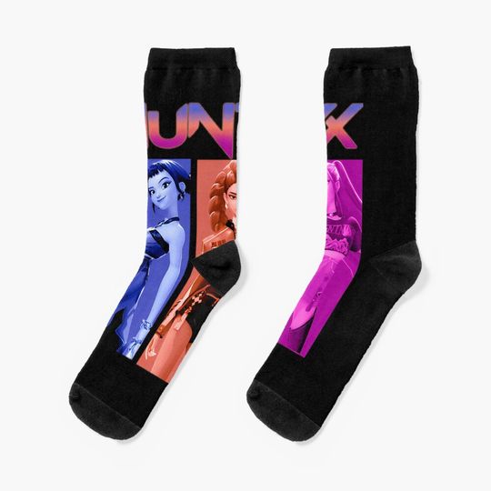Huntrix Kpop Demo Movie Socks