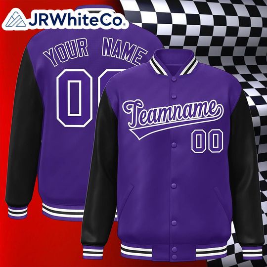 Discover Personalized Varsity Jacket, Custom Stitched Letterman Bomber, Embroidered Name Jacket, Custom Team Gift