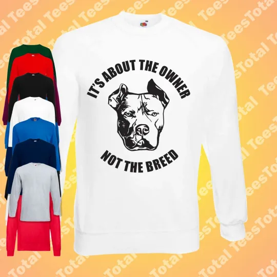 Discover Bully XL Dog Jumper | It's About The Owner Not The Breed | Dog Ban |
