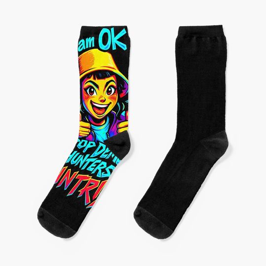 K-Pop Demon Hunters Art Zoey Socks