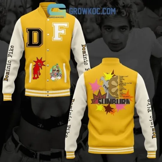 Discover Dominic Fike Sunburn Baseball Jacket