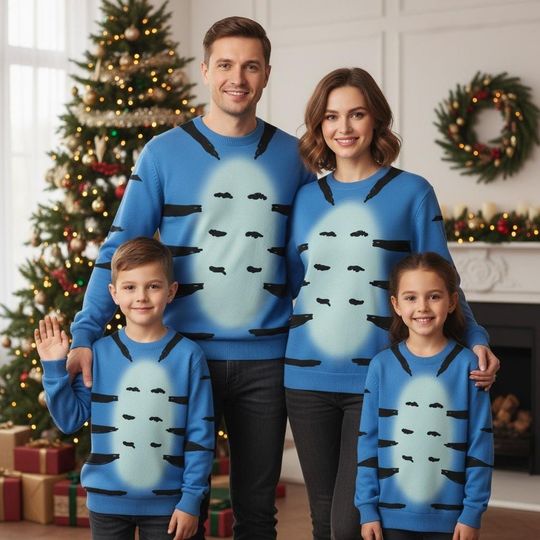 Discover Halloween Theme Ugly Christmas Sweater, Spooky Ghost Sweater, Novelty Xmas Gift For Men Women, Holiday Gift