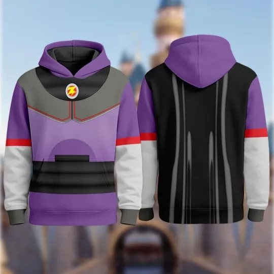 Emperor Zurg Villain Cosplay Costume Toy Story Character Hoodie 3D Printed