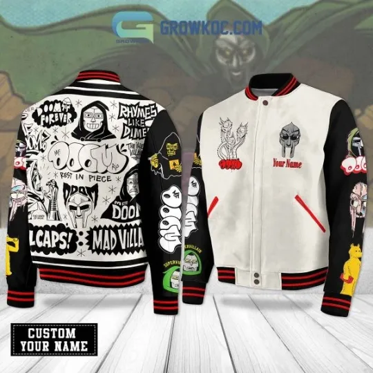 Discover Dooom Rest In Peace Personalized Baseball Jacket