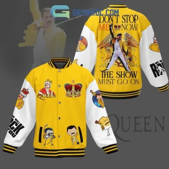 Discover Freddy Mercury Queen The Show Baseball Jacket