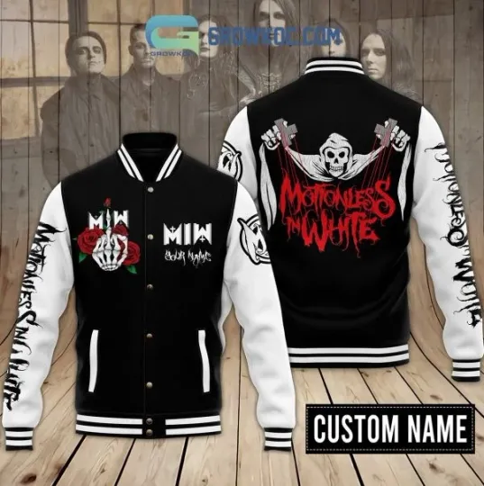 Discover Motionless In White Personalized Fan Baseball Jacket