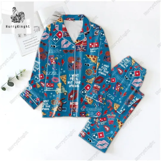 Discover Domino Pizza Pajama Set for Women