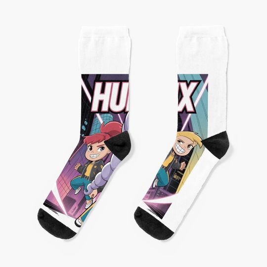 Discover Huntrix Squad – Kawaii Anime Superstars Unite! Socks