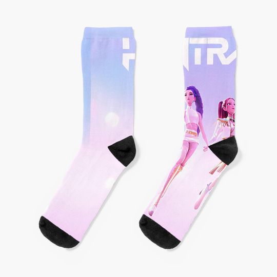 Discover Huntrix Kpop Demon Hunters Movie Poster, KPDH, Saja Boys, Huntr/x, Rumi, Mira, Zoey Socks