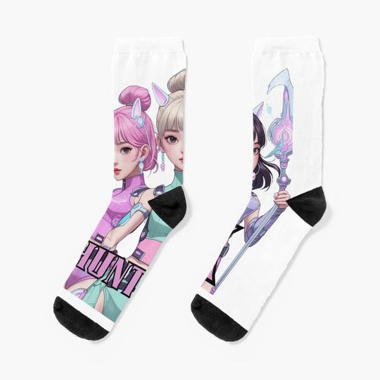Discover KPop Demon Hunters Huntrix Socks
