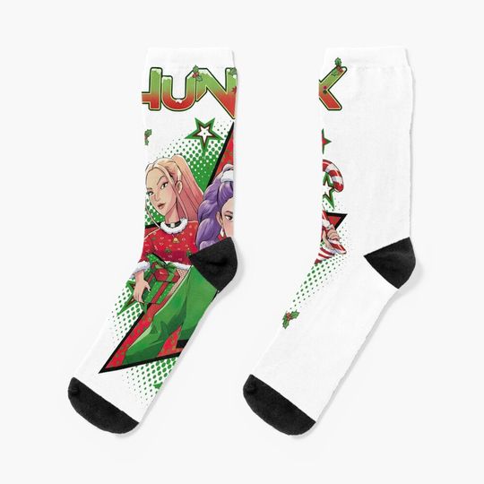 Discover HUNTR X HUNTRIX Kpop Demon Hunters  Socks