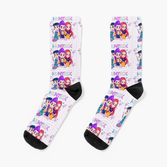 Discover K-Pop Demon Hunters - Huntrix Socks