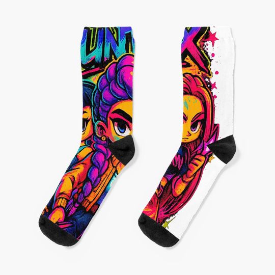 Discover K-Pop Demon Hunters art - 4 Socks